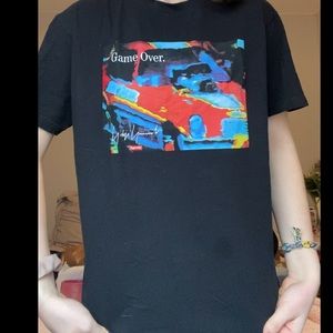 Black ‘game over’ graphic supreme t-shirt. Size medium.